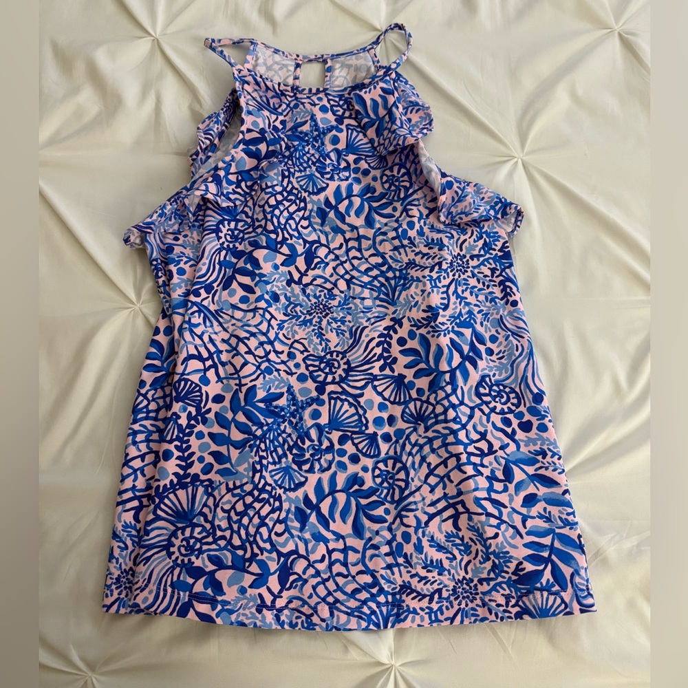 Lilly Pulitzer Top Flutter Sleeves